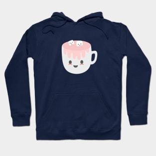 Kawaii Marshmallows in milk Hoodie